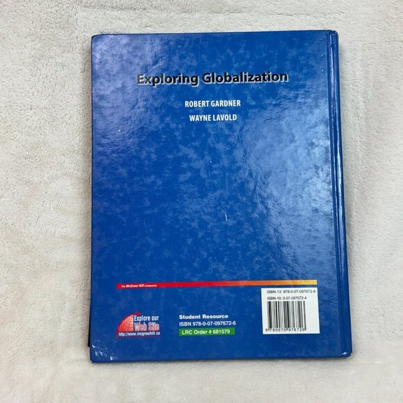 Exploring Globalization McGraw-Hill Ryerson 2007 by Robert Gardner Hardcover - Picture 7 of 7
